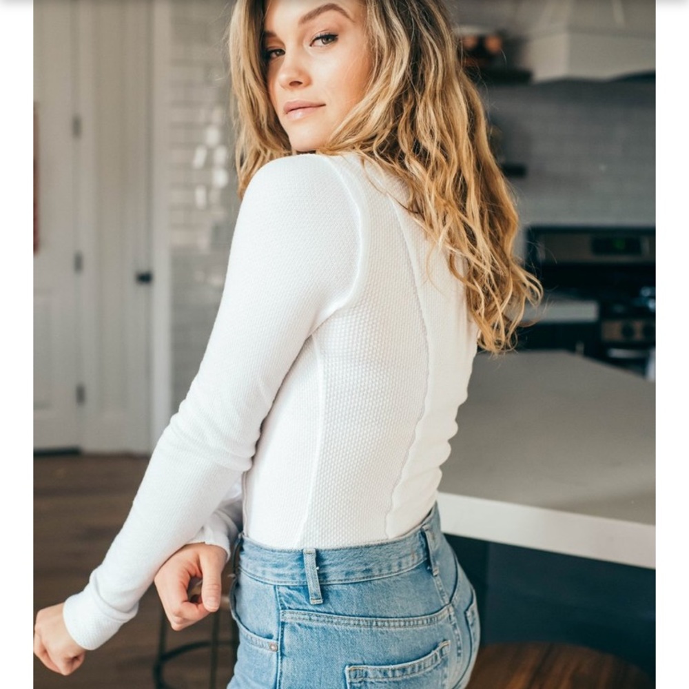 Free People Intimate Frankie Henley Thong Bodysuit - Picture 2 of 8
